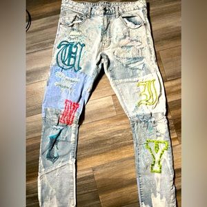 Smoke Rise Men Jeans- 34/32